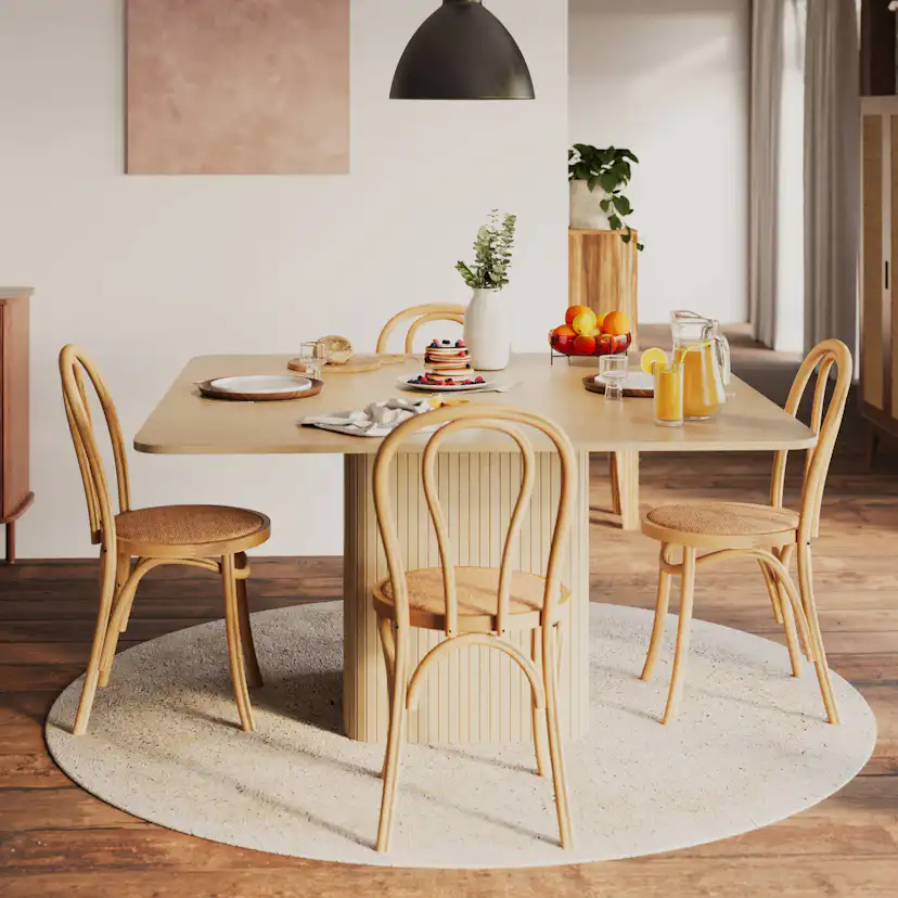 Kopparbo Matbord 140 cm Vit