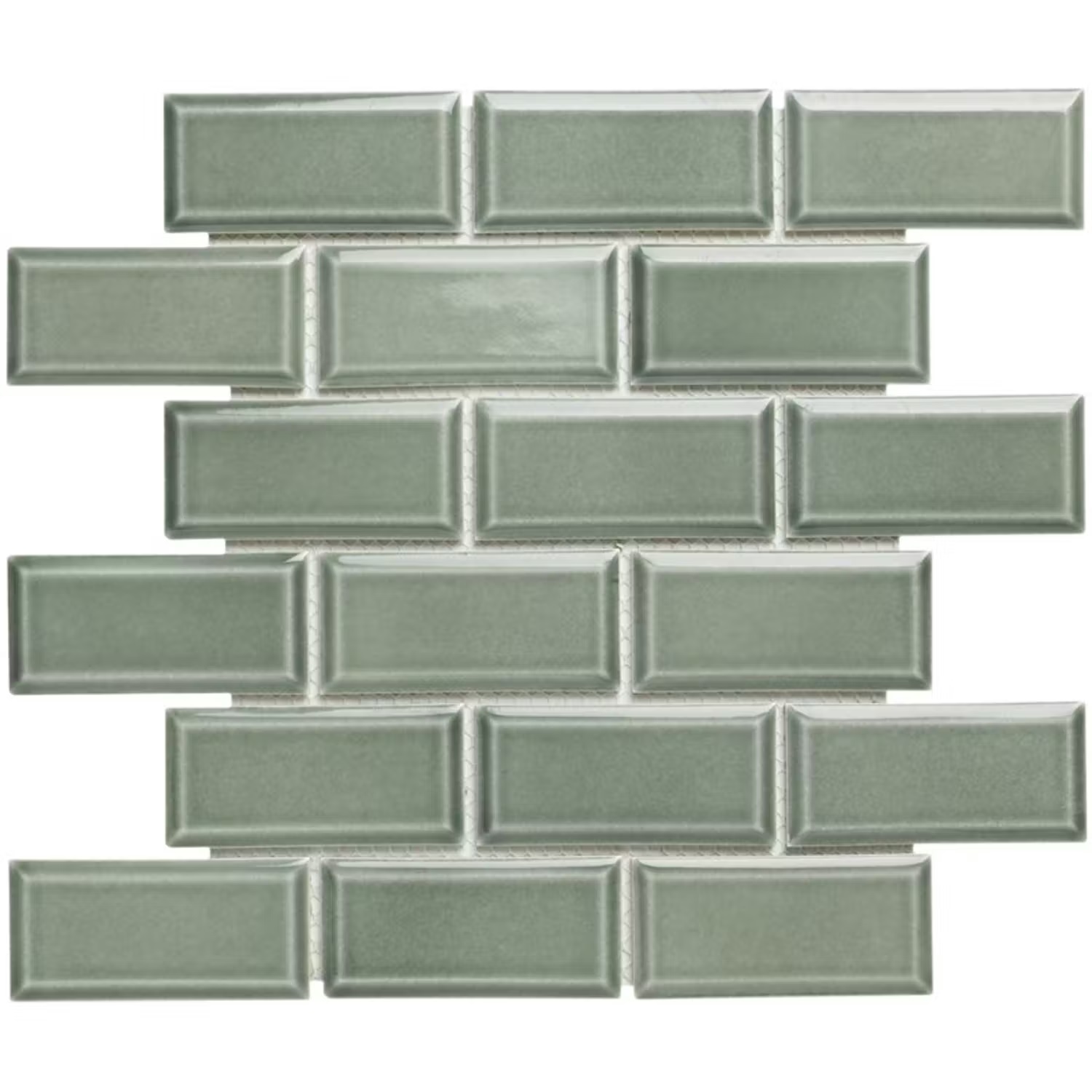 Kakel Konradssons Metro Green/Grey 5x10 cm