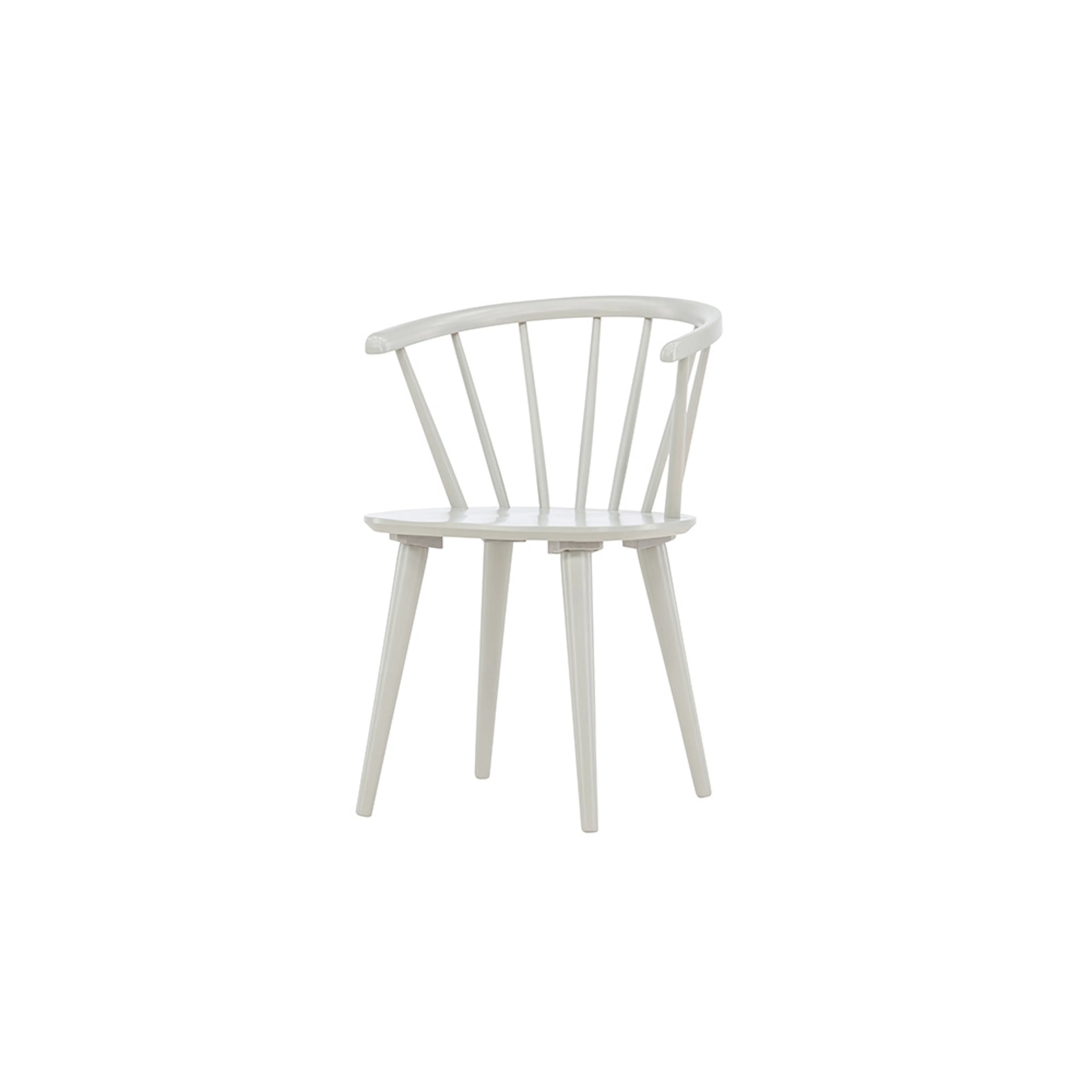 Bobby Dining Chair - Light grey / Light grey Solid Rubber Wo Ljusgrå