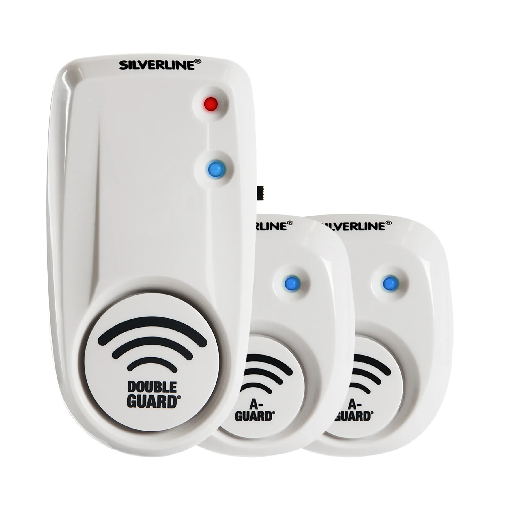 Skadedjursbekämpning Silverline Mus- & Rått Avskräckande MR80 DG2+MR30x2 Ultraljud A-Guard & Electro Pulse