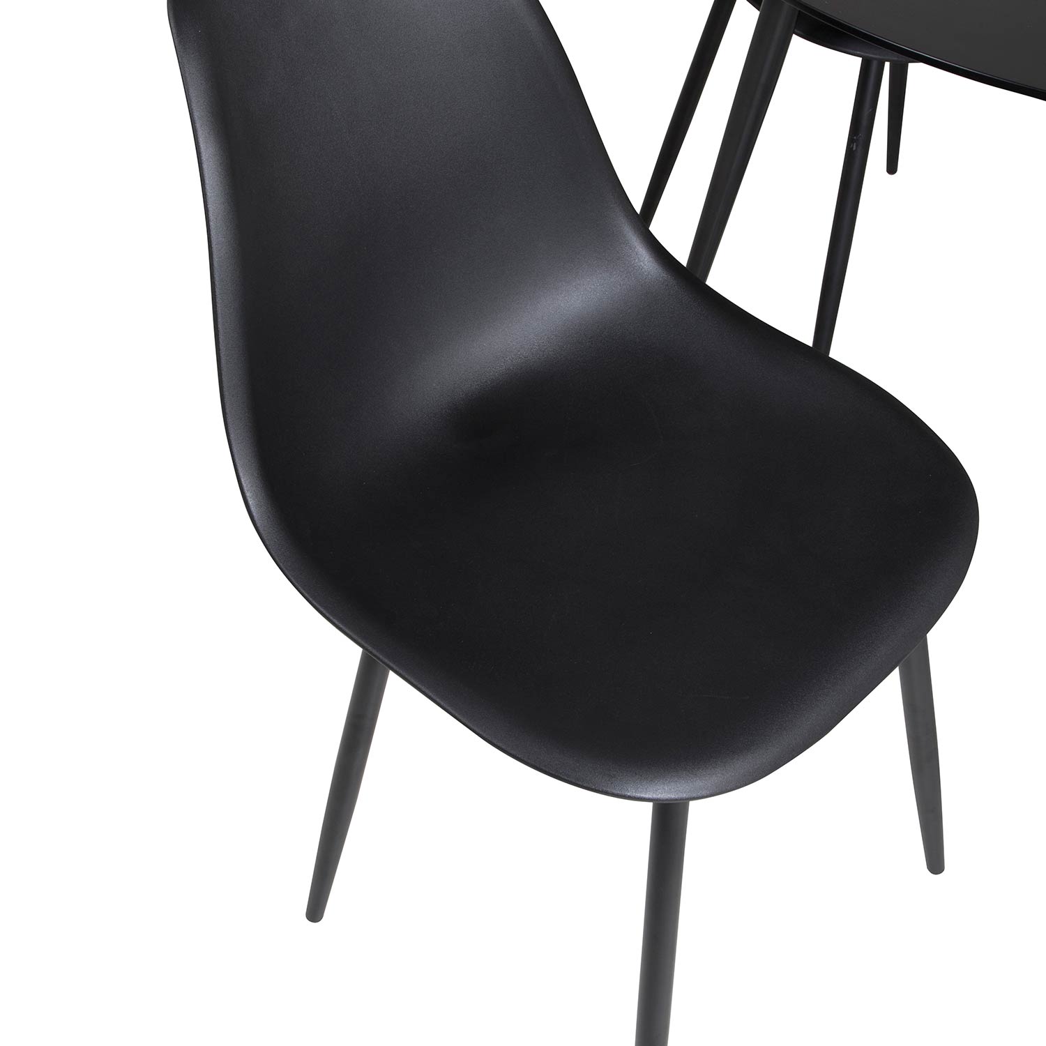 Matgrupp Venture Home Silvia med 4 Pop Stolar Runt