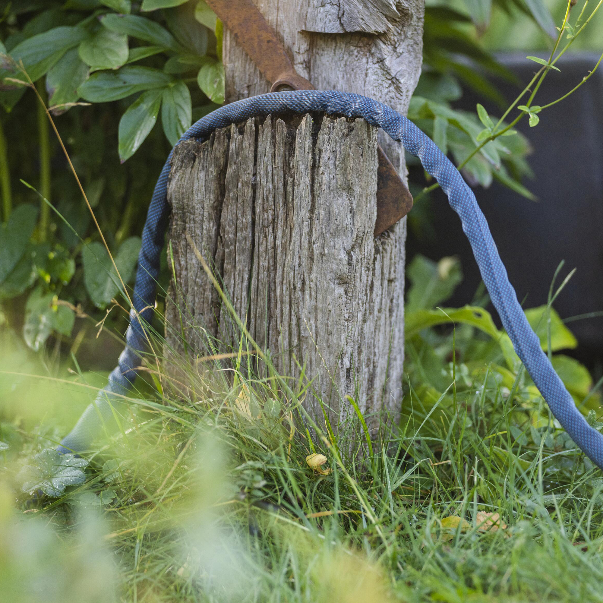 Textilslang Liano™ Xtreme 15 m Set med strålmunstycke och förvaringsväska