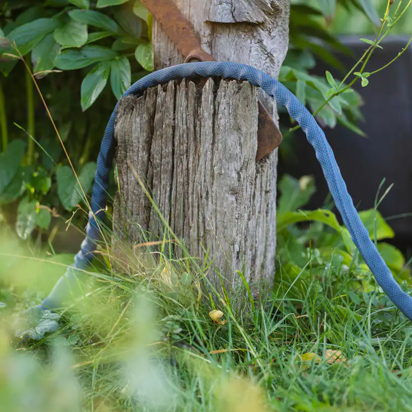 Textilslang Liano™ Xtreme 15 m Set med strålmunstycke och förvaringsväska