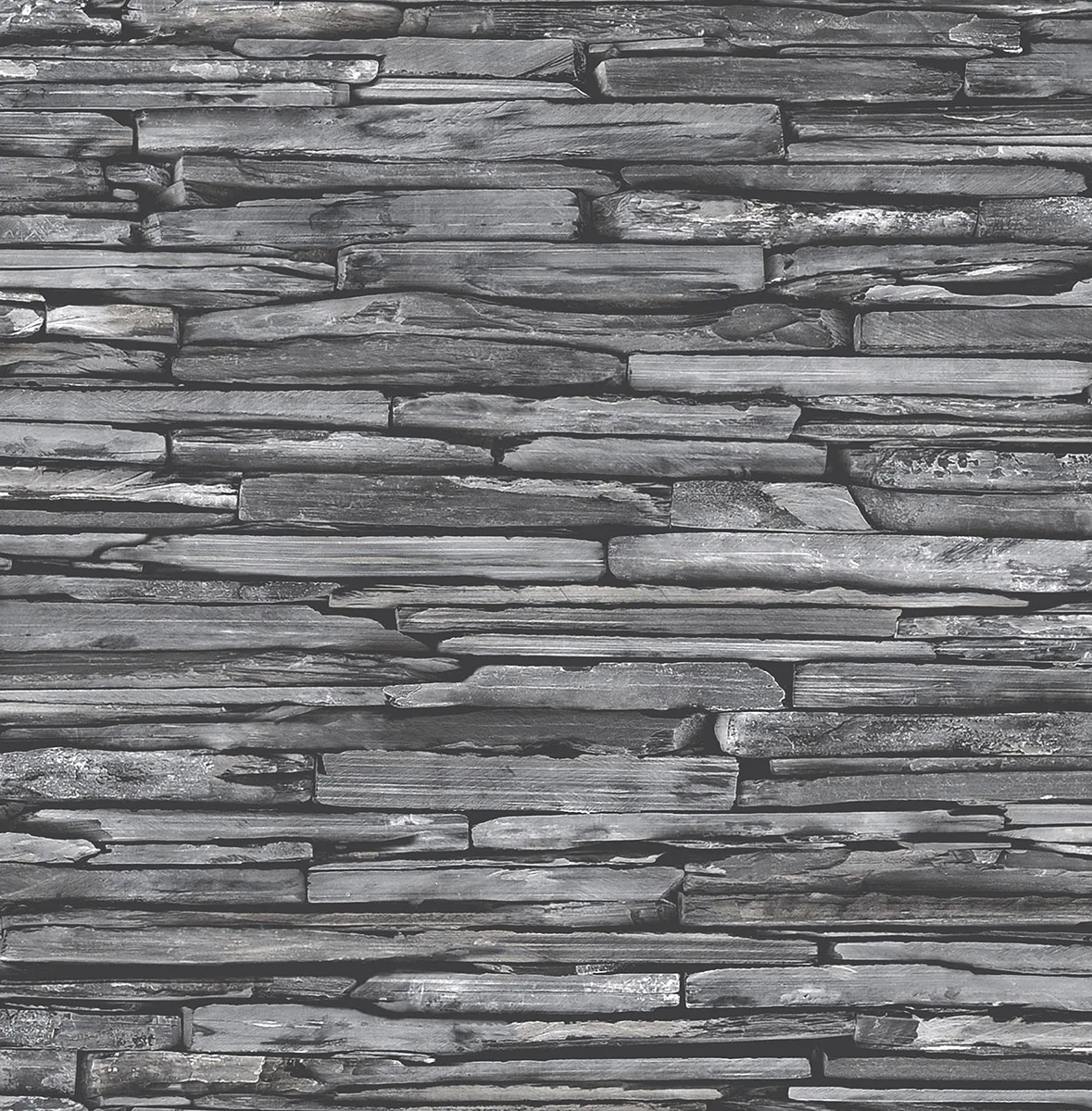 Tapet A Street Prints Stacked Slate FD22352