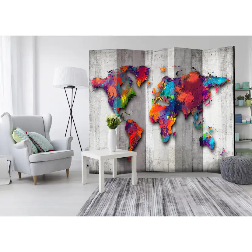 Rumsavdelare Arkiio Concrete World 225x172 cm
