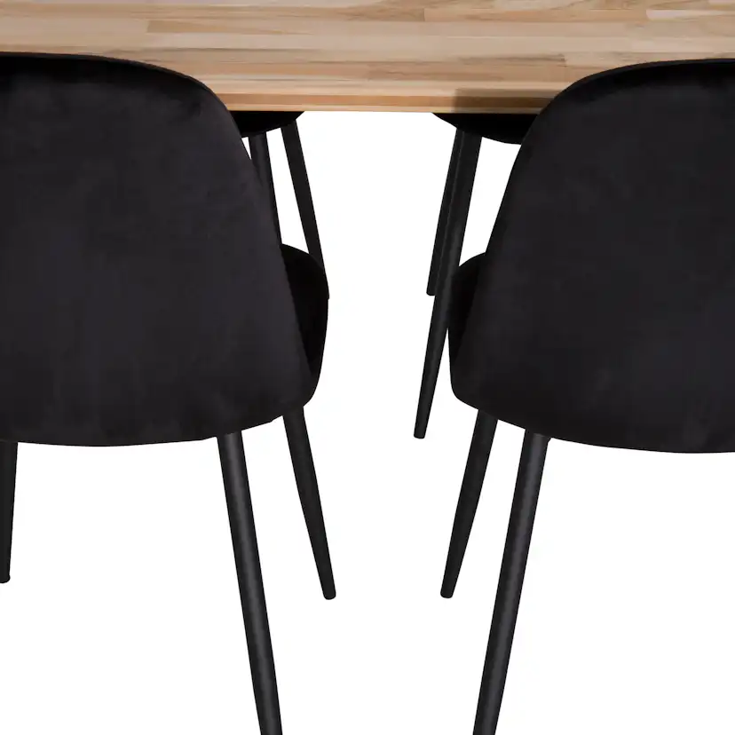 Matgrupp Venture Home Bim med 6 Pobbie Stolar Sammet