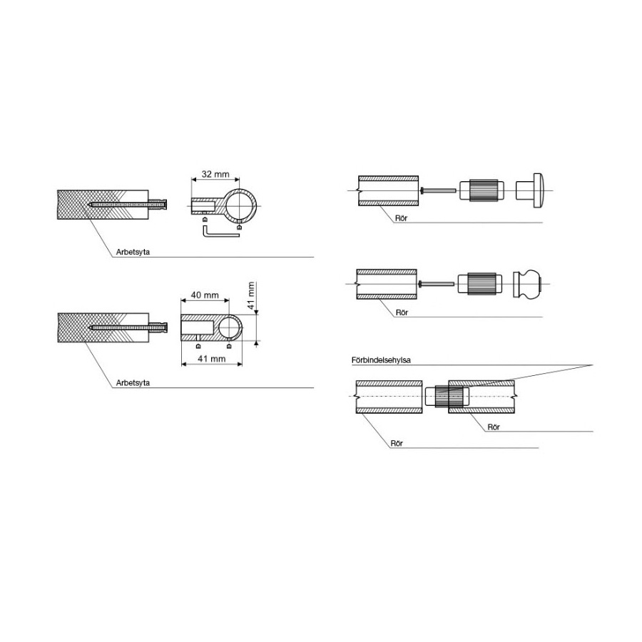 Kitchen system-set classic rostfri look Rostfri look