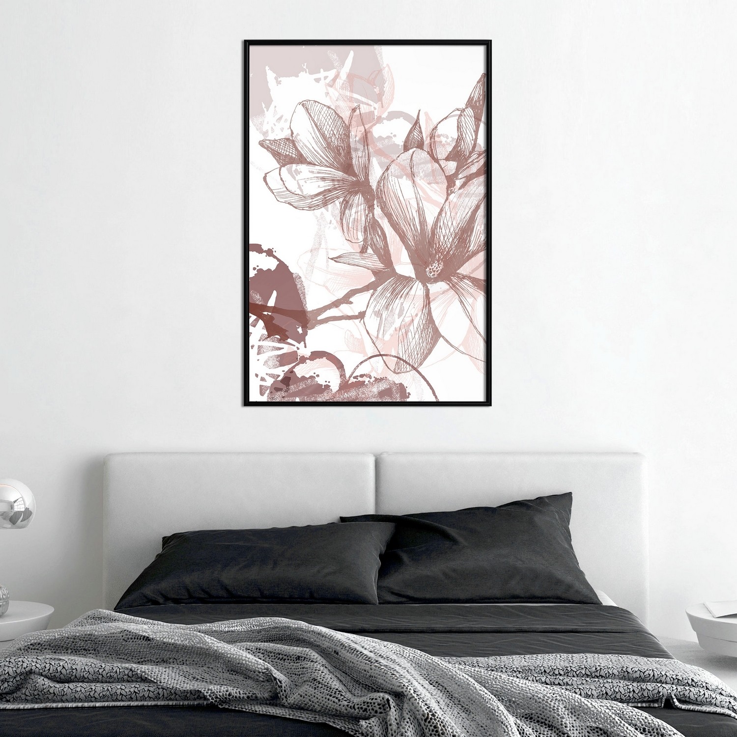 Affisch - Magnolias World [Poster] 20x30 Svart ram, 20x30 cm