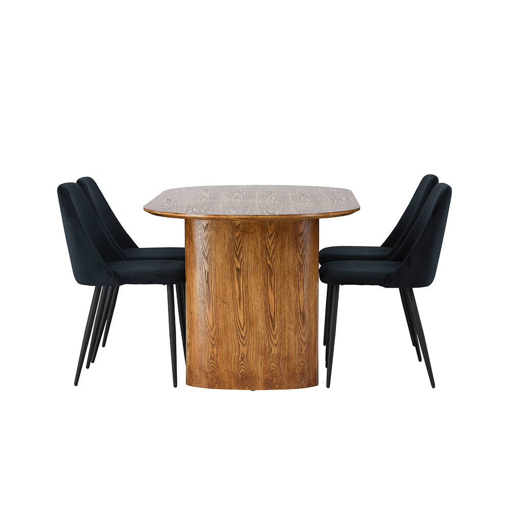 Matgrupp Venture Home Isolde med 4 Night Stolar