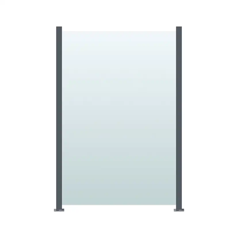 Glasräcke Hortus Klarglas Inkl Moduler & Stolpar 100 x 150 cm