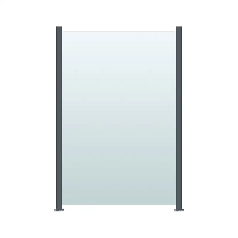 Glasräcke Hortus Klarglas Inkl Moduler & Stolpar 100 x 150 cm