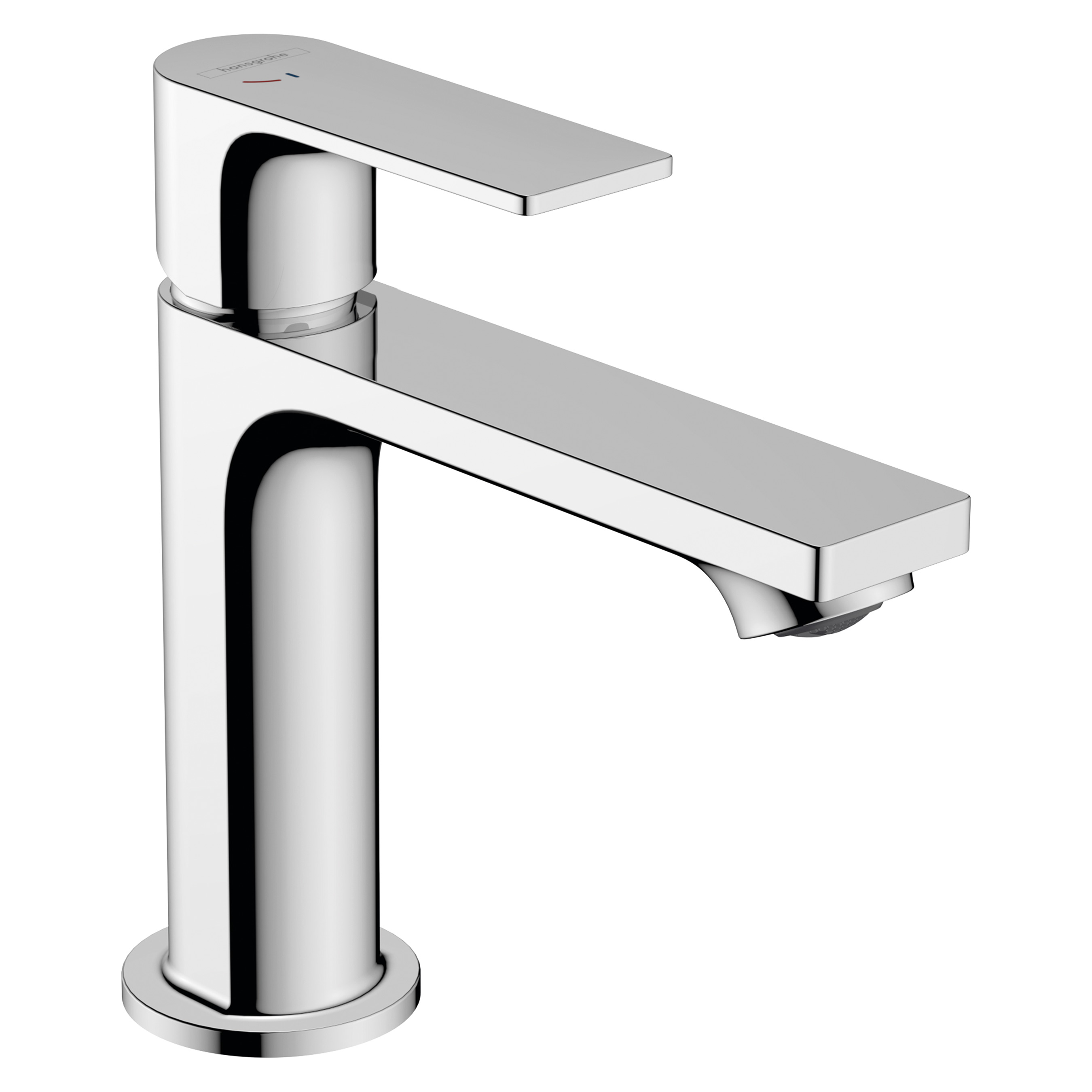 Tvättställsblandare Hansgrohe Rebris E 1-grepps 110 CoolStart utan Bottenventil