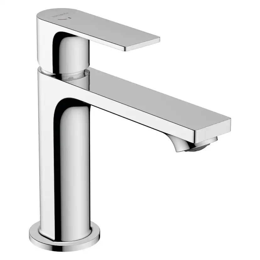 Tvättställsblandare Hansgrohe Rebris E 1-grepps 110 CoolStart utan Bottenventil