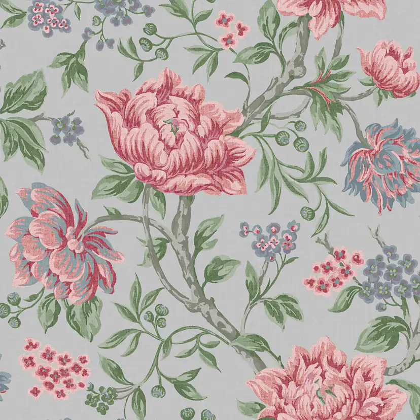 Tapet Laura Ashley Tapestry Floral Slate Gra