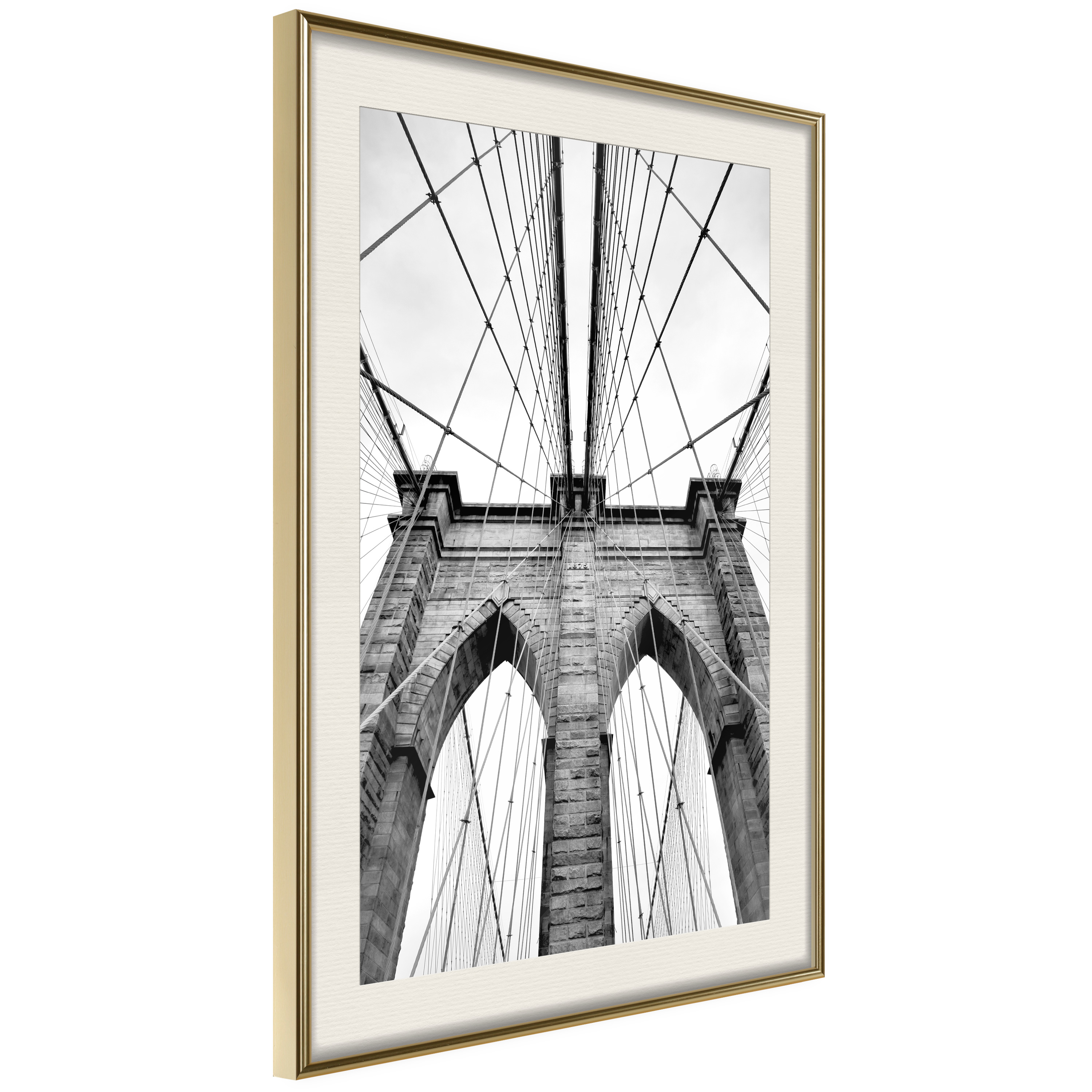Affisch - Architectural Details [Poster] 20x30 Guld ram med passepartout, 20x30 cm