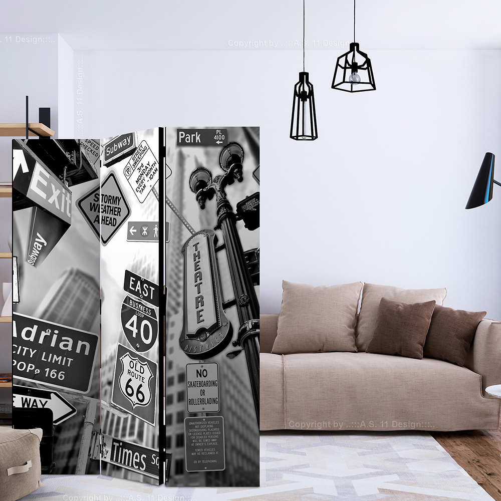 Rumsavdelare Arkiio Roads To Manhattan 135x172 cm