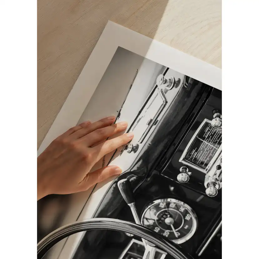Poster Gallerix Monochrome Classic Car