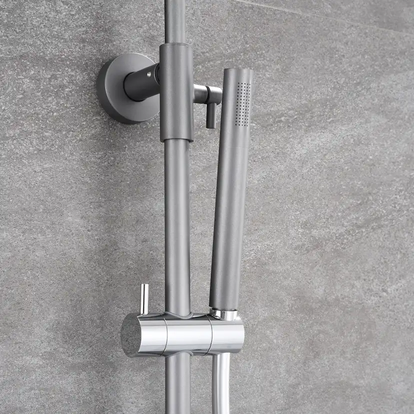 Takduschset Bathlife Vidd Tak med Badkarsblandare