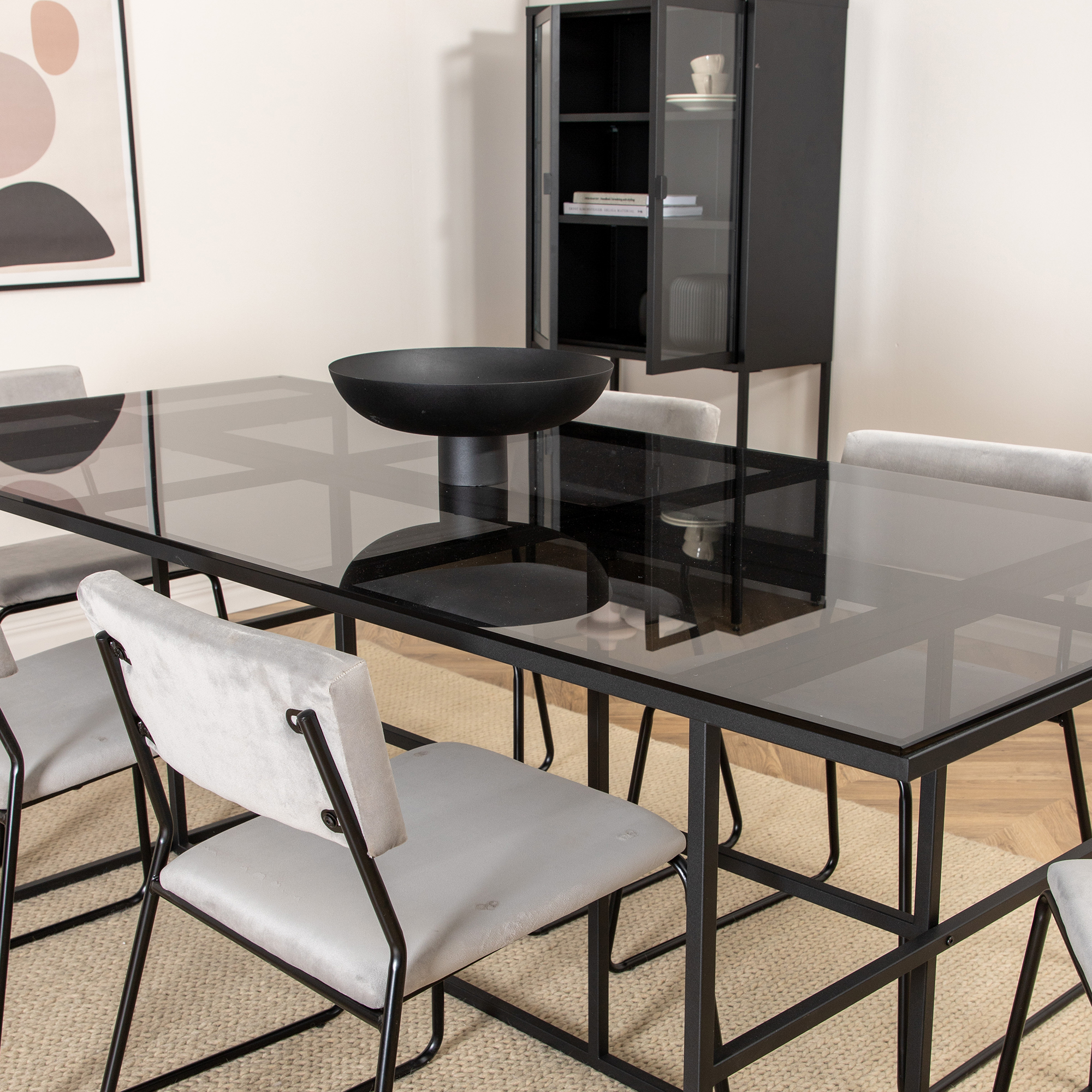 Matgrupp Venture Home Lund med 6 Kungshamn Stolar