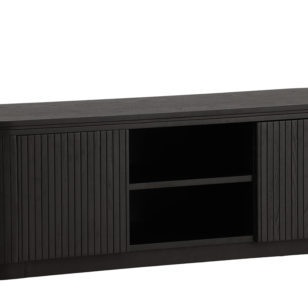 Mediamöbel Vind Fjällbacka Svart TV-Bänk/Sidobord MDF