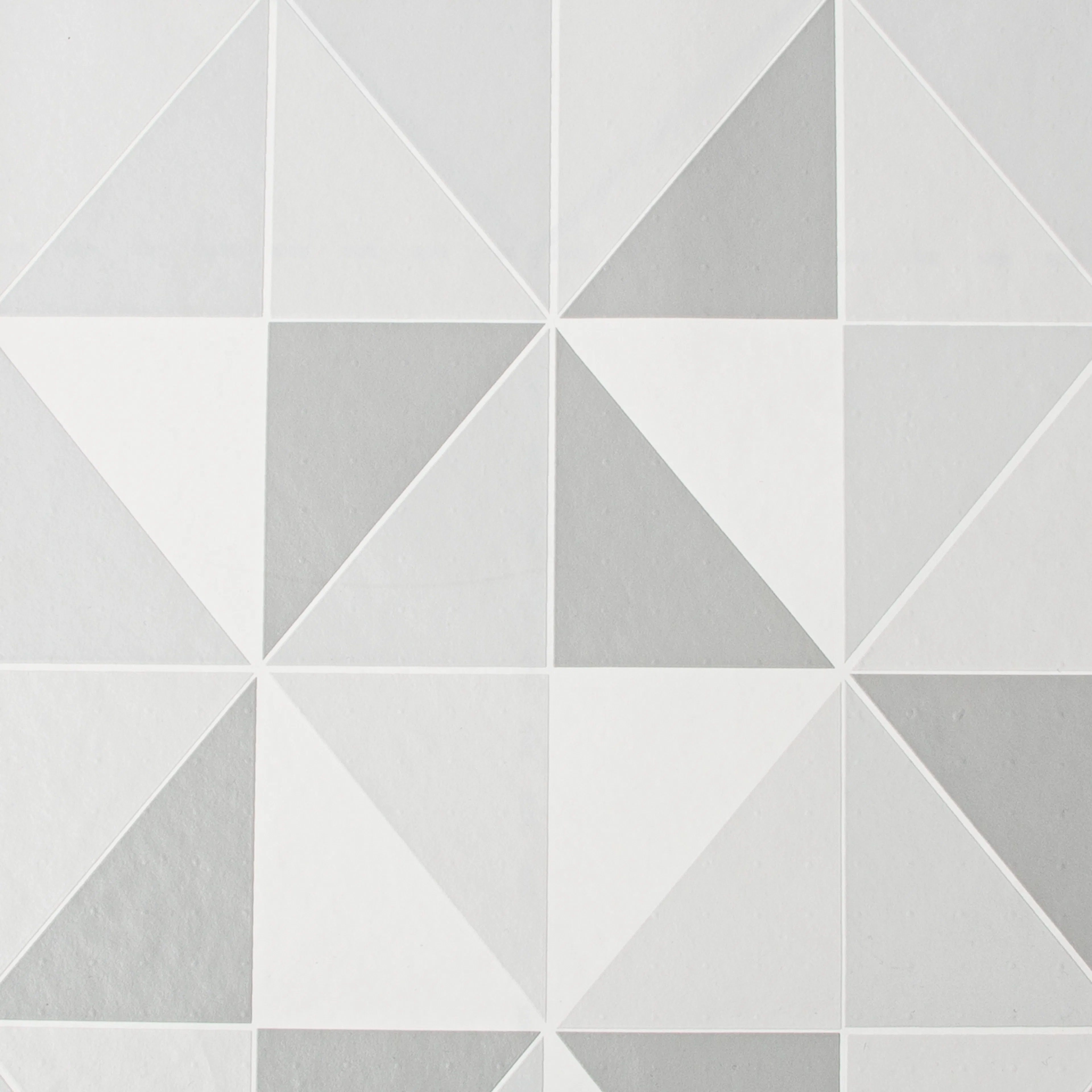 Tapet Contour Obelisk Tile Grå/Vit