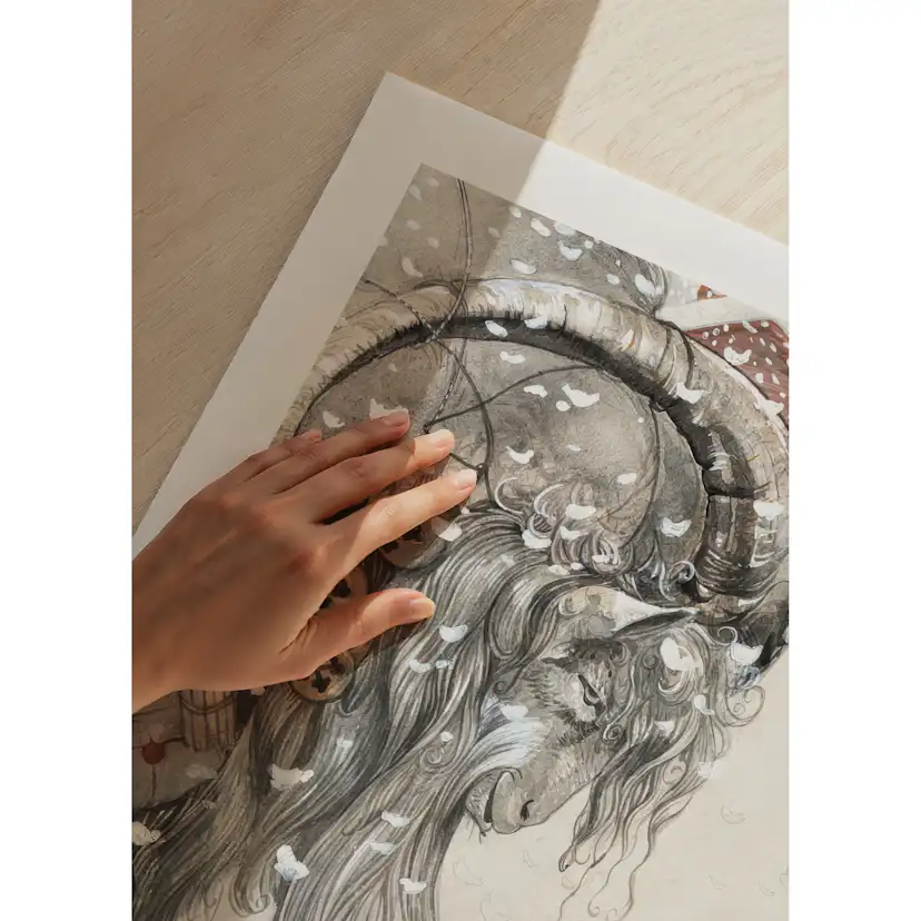 Poster Gallerix Julbocken By John Bauer