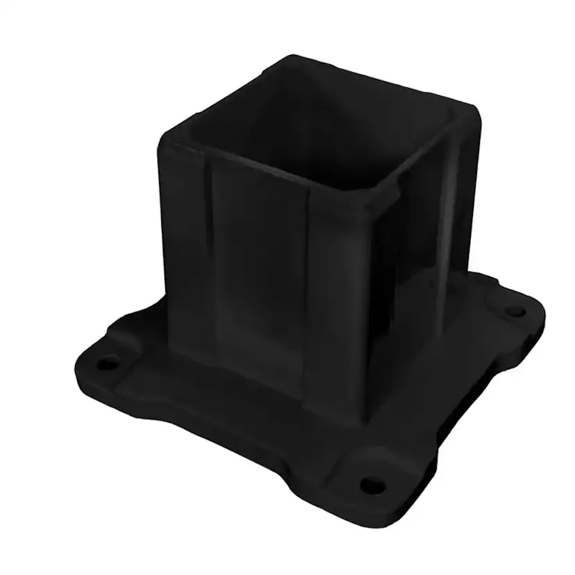 Stolpsko Öckerö svart 70x70 Svart