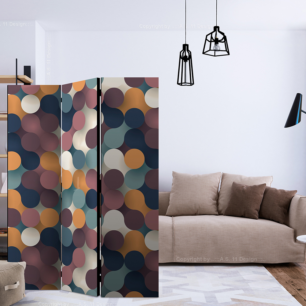 Rumsavdelare Arkiio Colourful Particles 135x172 cm