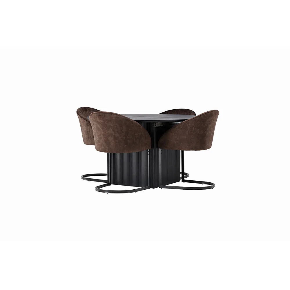 Matgrupp Venture Home Matilda med 4 Evening Stolar