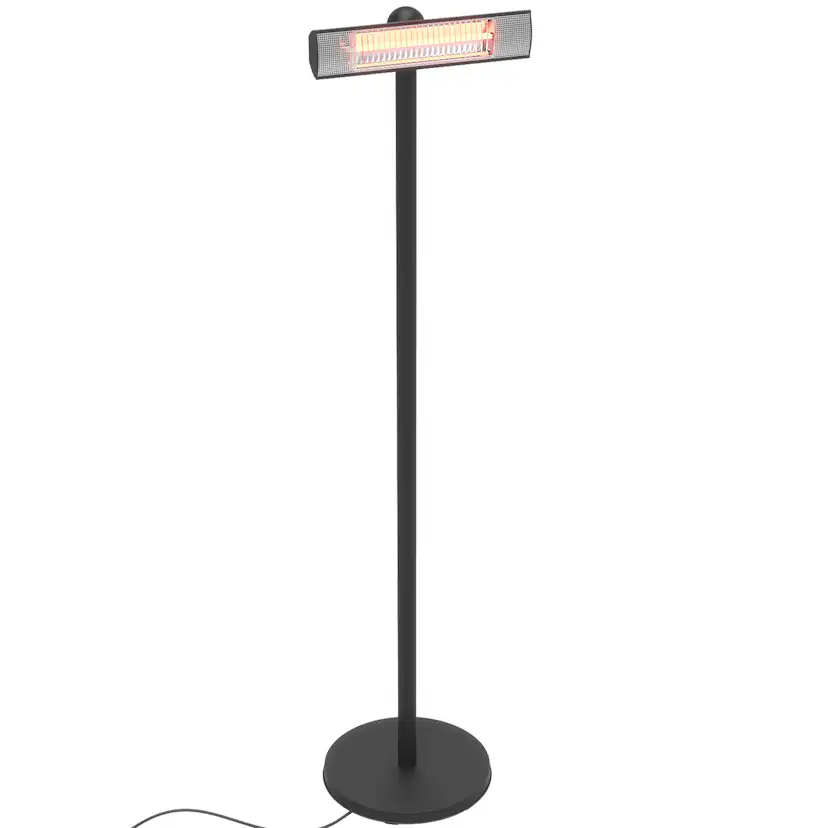 Infravärmare Hortus Golvmodell 1500 W GT Svart, Terrassvärmare för Balkong och Uterum