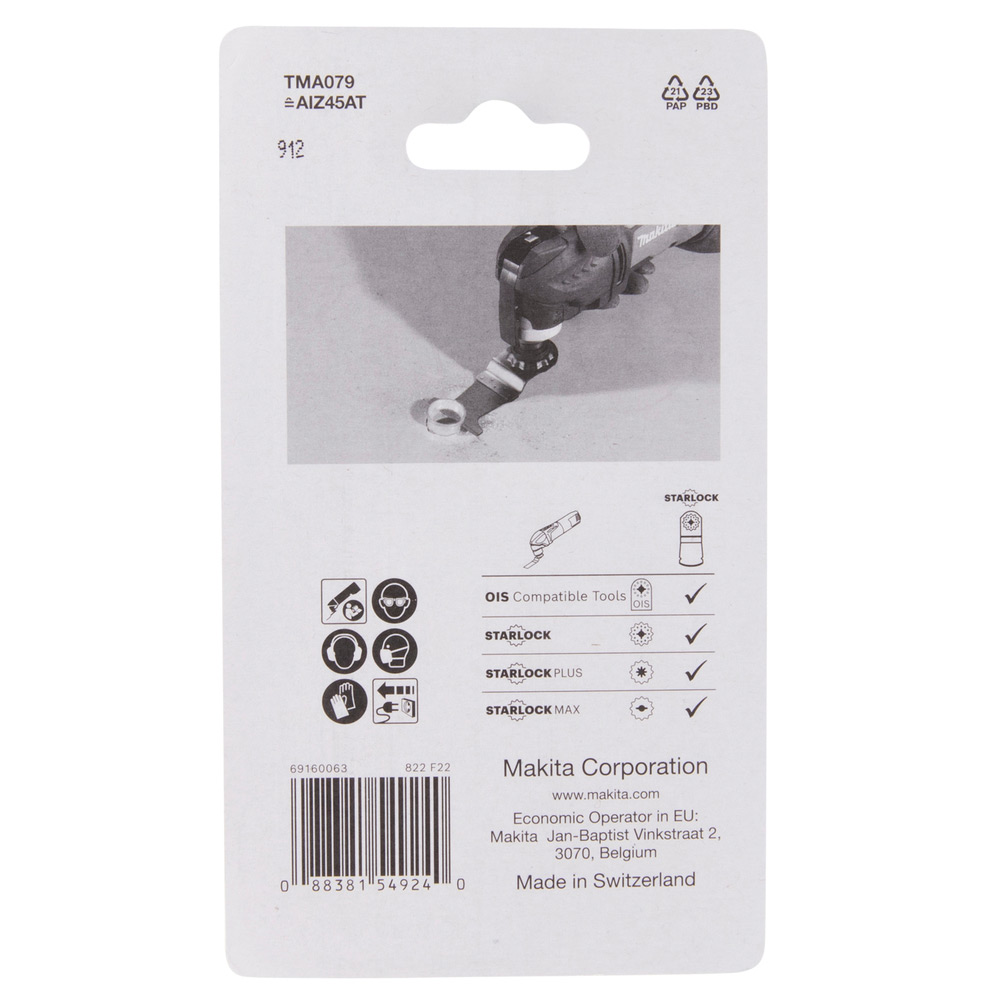 Instick Makita B-69755 Starlock Metall 45 mm