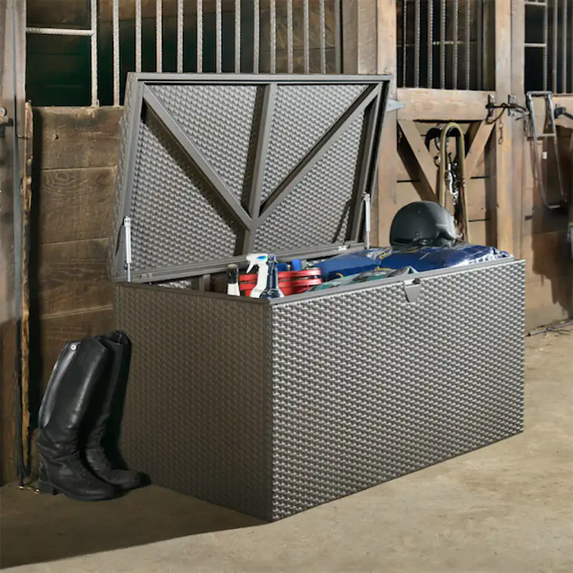 Dynbox gop DeckBox 500 Espresso Stål