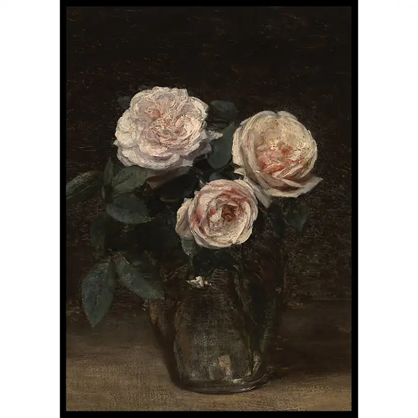 Poster Gallerix Still Life With Roses By Henri Fantin-Latour