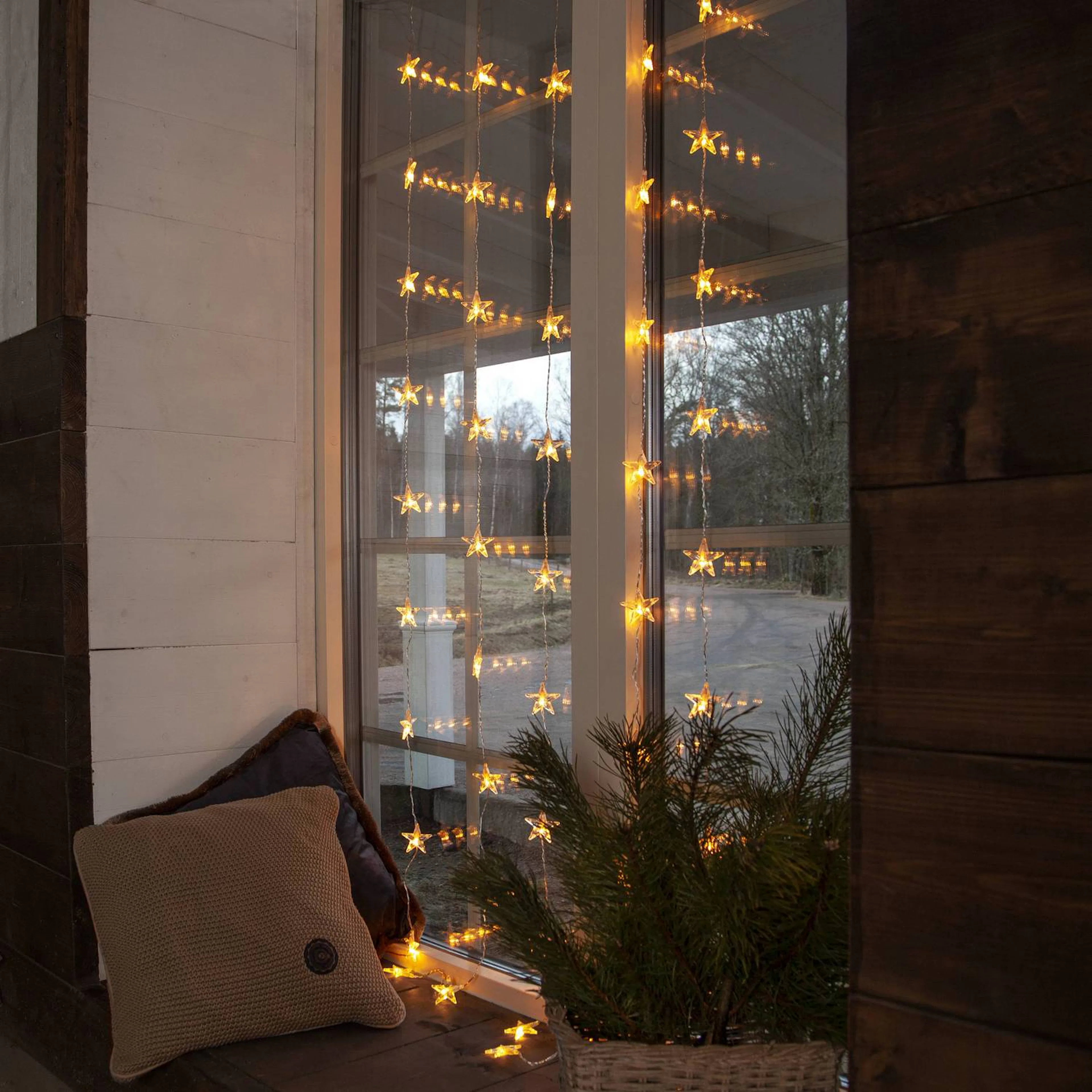 Ljusgardin Star Curtain 200 cm