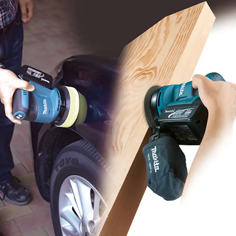 Excenterslip Makita LXT DBO180Z 18V utan Batteri