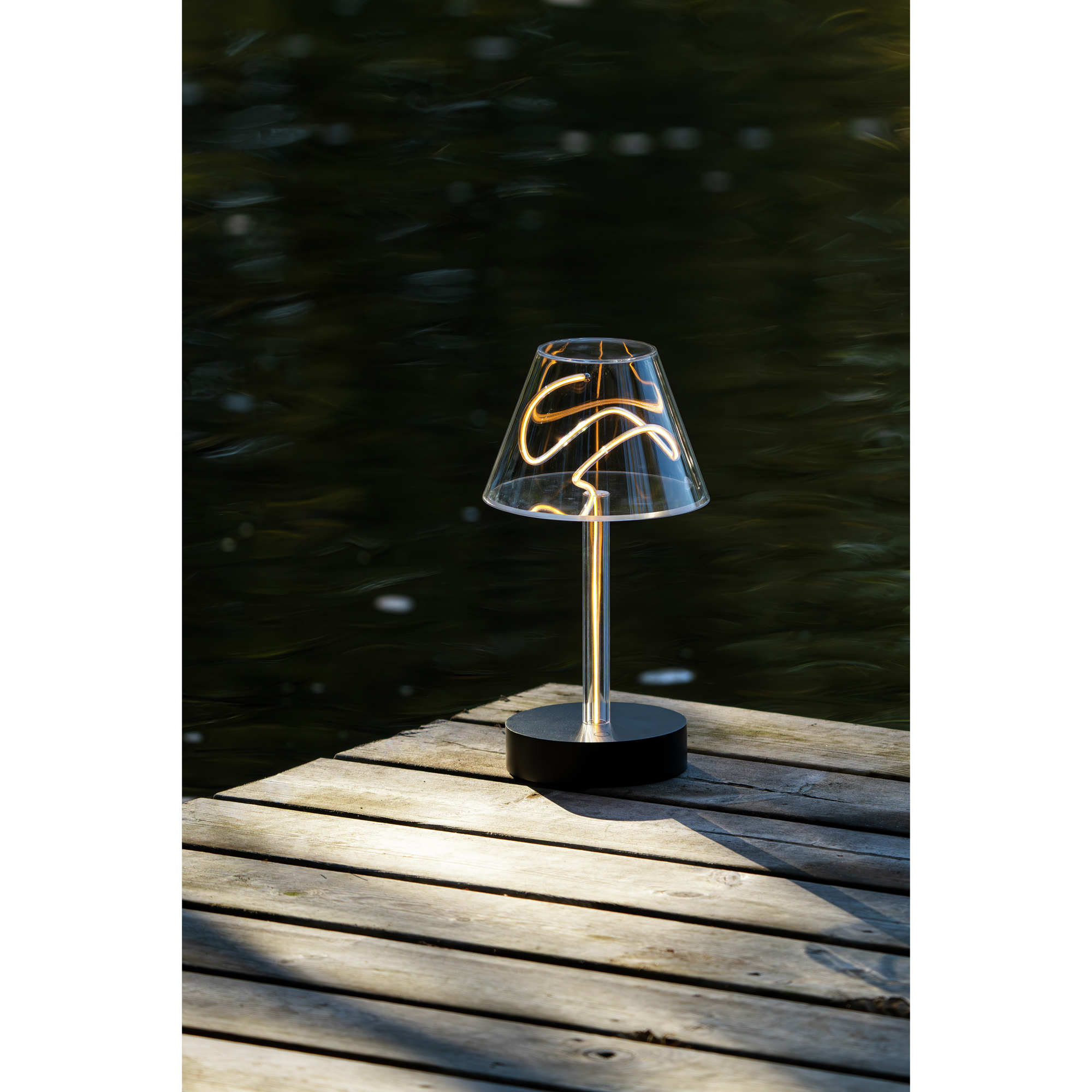 Portabel Lampa Gnosjö Konstsmide Edison Bordslampa USB
