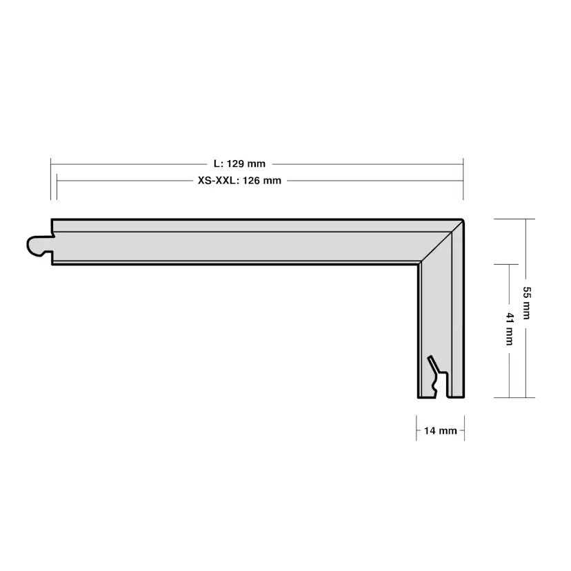 Trappnos Berg Berg Ek XXL Spader Borstad Naturolja Trapp B