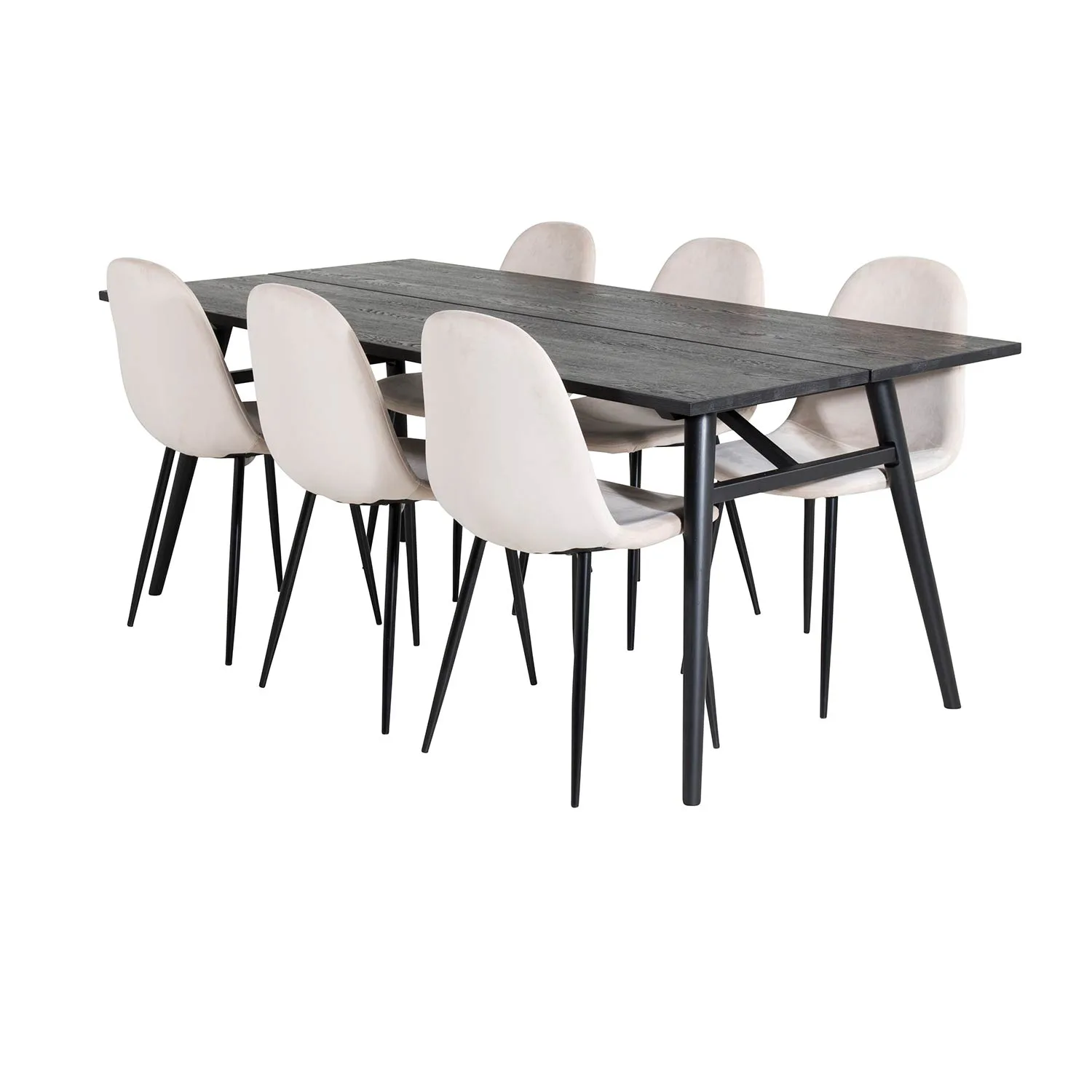Svart/Beige