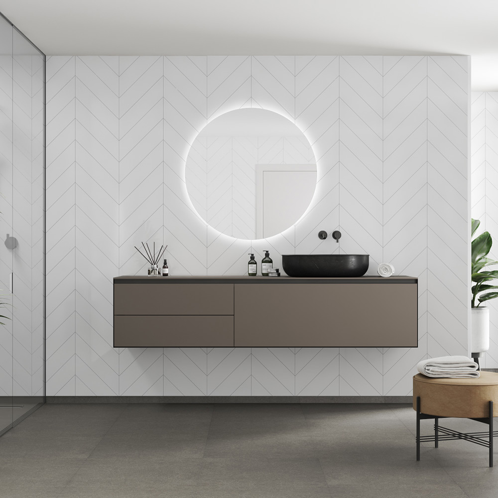 Våtrumsskiva Fibo 3091-M78 HG Denver White 10x620x2400 mm