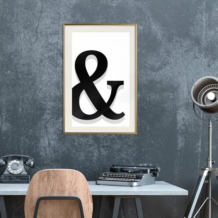 Poster Artgeist Affisch Decorative Letter