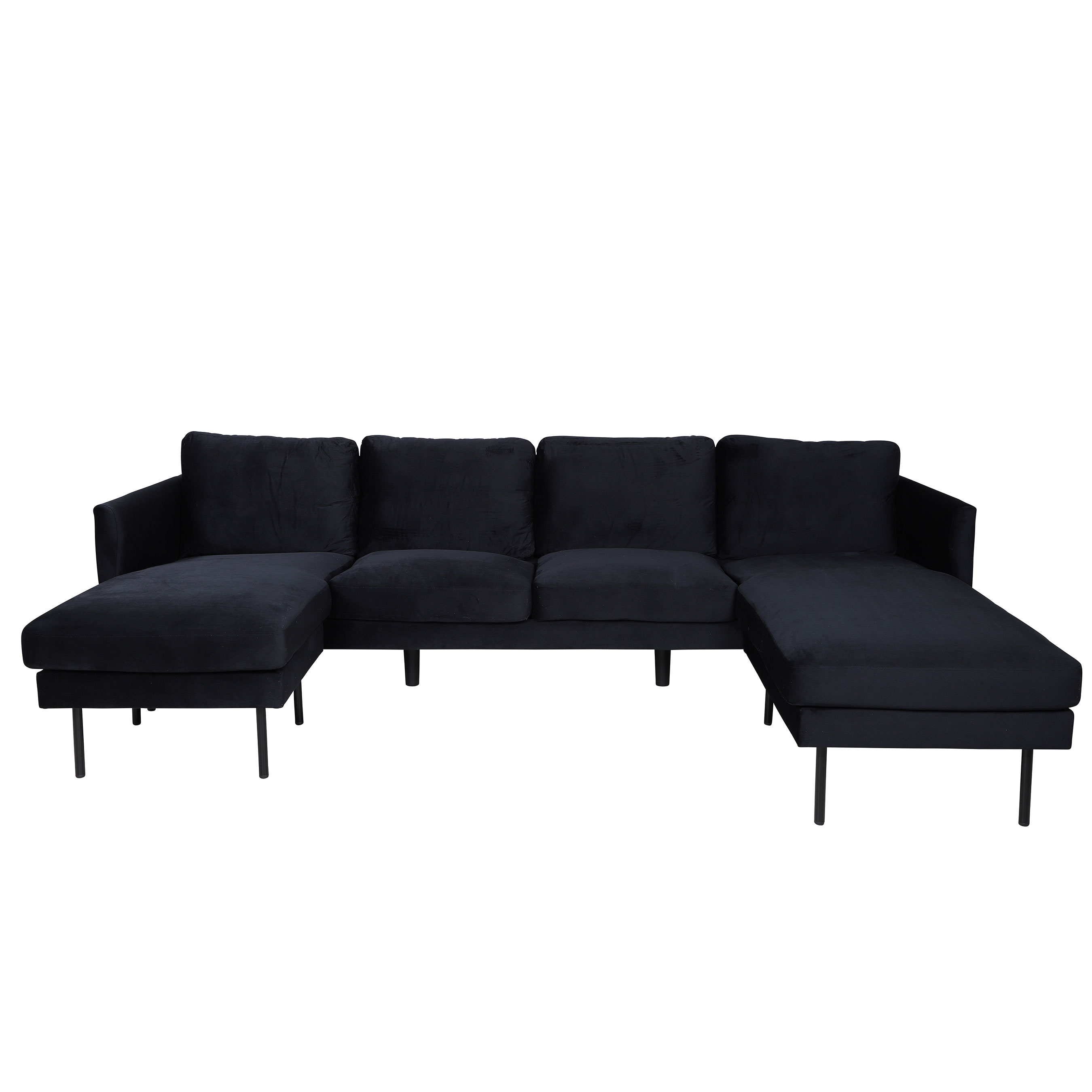 U-soffa Venture Home Zoom Sammet