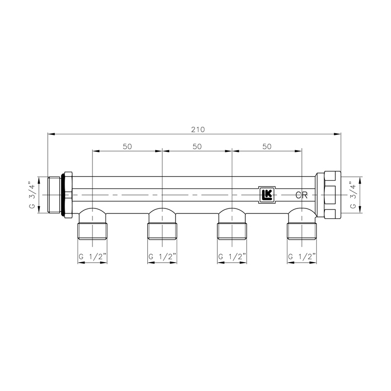 Fördelare UNI 4-G15 UNI 4-G15