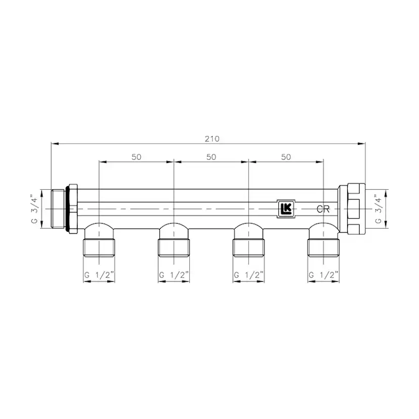Fördelare UNI 4-G15 UNI 4-G15