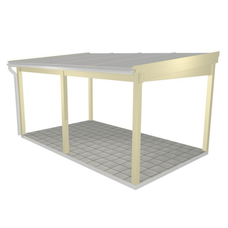 Uterumsstomme  Skimmra  B 4845 x D 2930mm med Mittstolpe B 4845 x D 2930 mm
