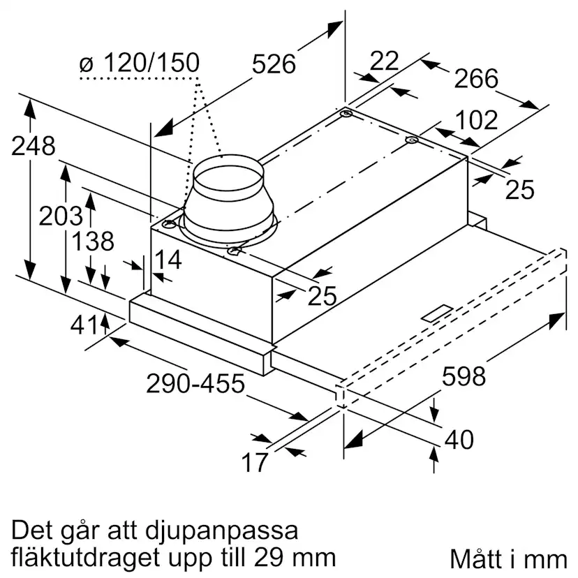 Köksfläkt Siemens LI64MA531
