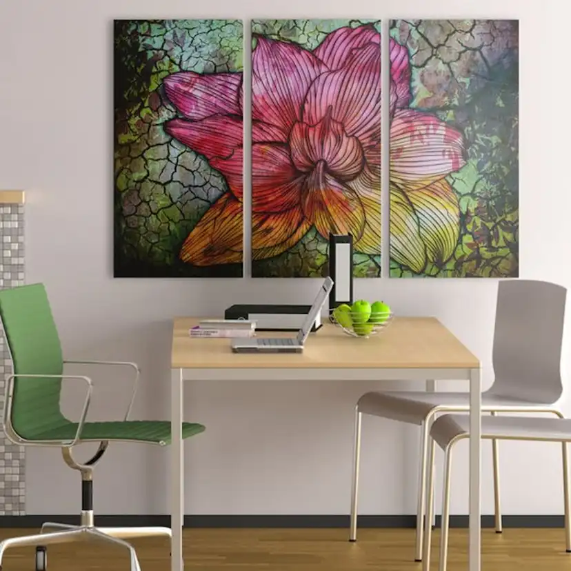 Tavla Arkiio A Rainbow Hued Abstract Flower