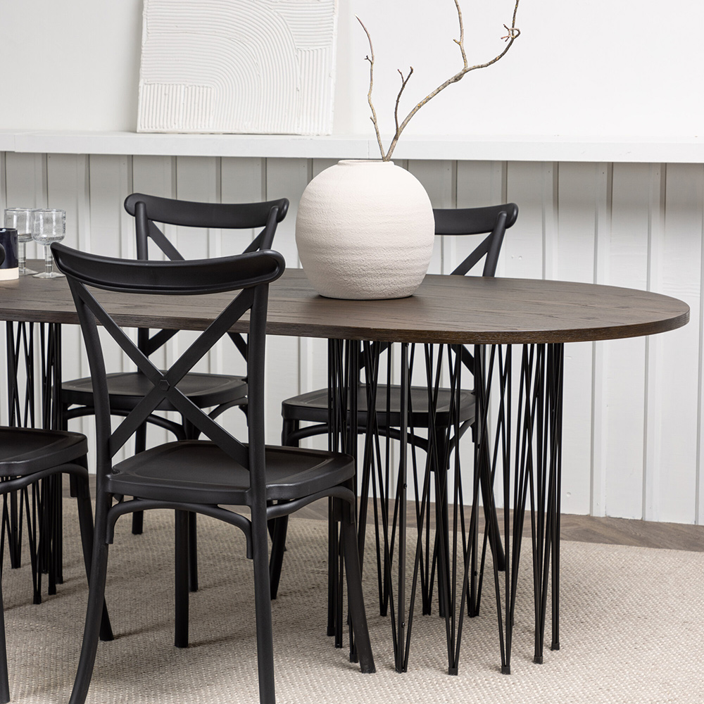 Matgrupp furniture/fashion Stone med 4 Crosett Stolar