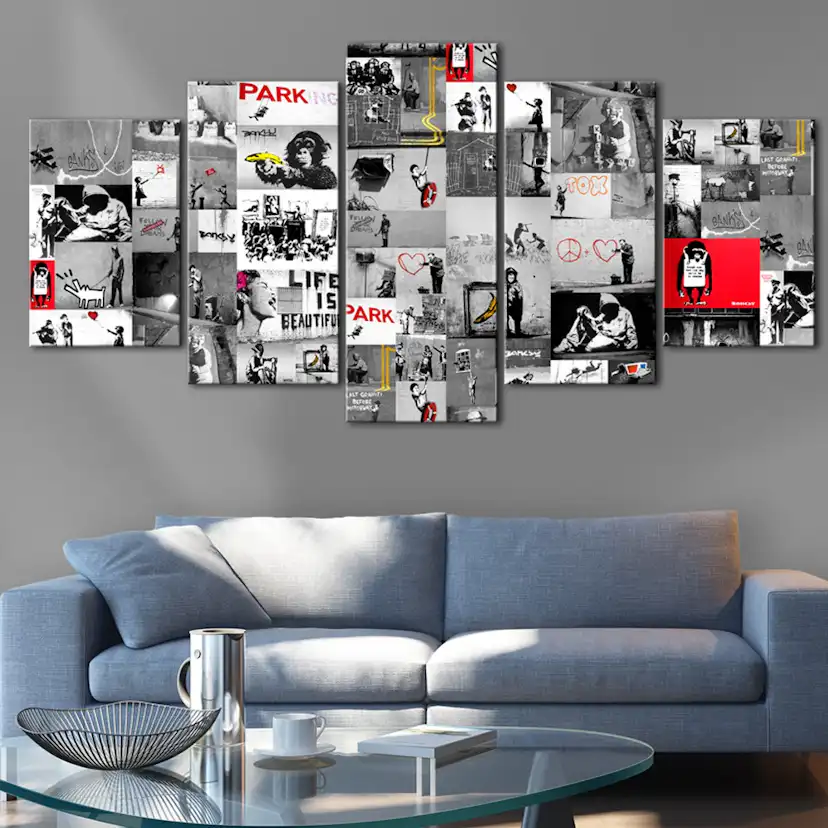 Tavla Arkiio Street Art Banksy IV