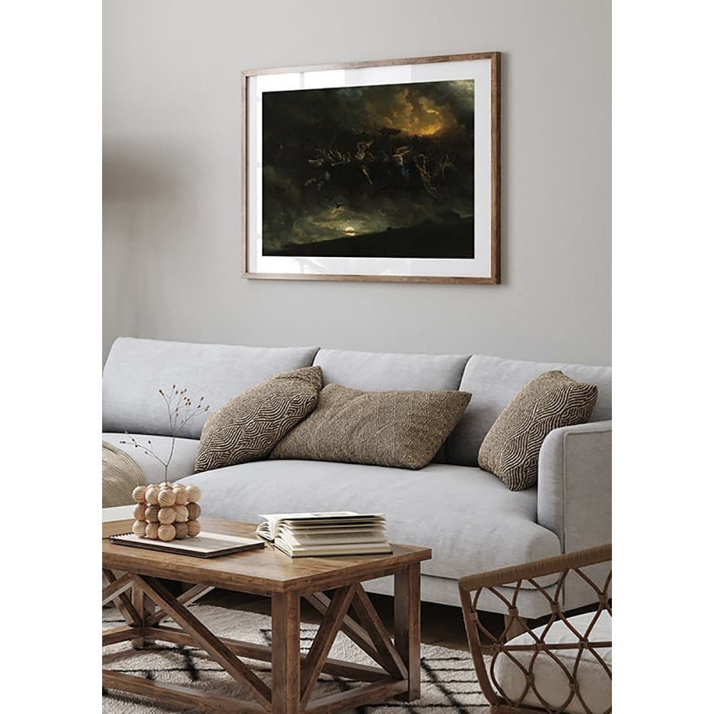 Poster Gallerix The Wild Hunt of Odin By Peter Nicolai Arbo