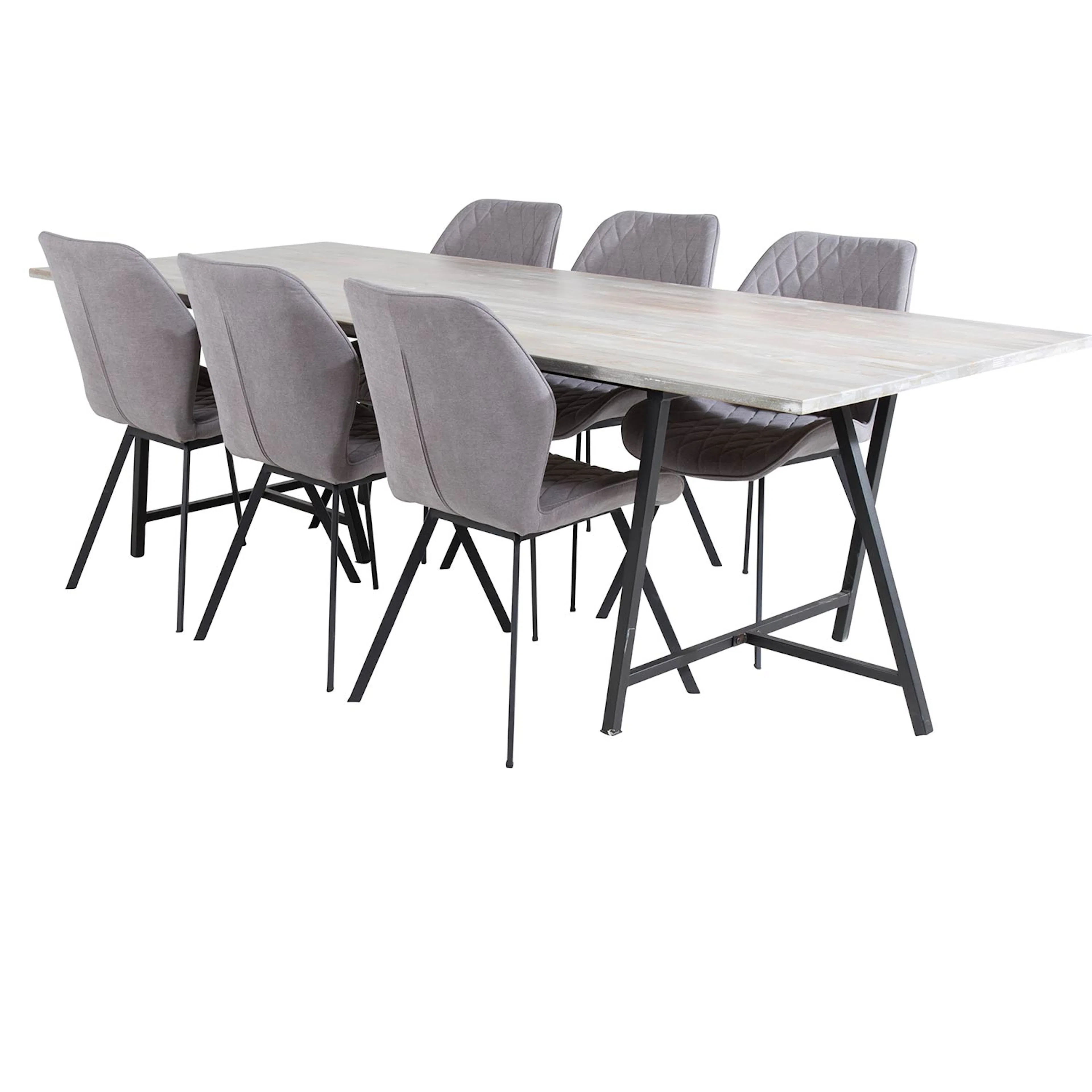 Matgrupp Venture Home Jenni med 6 Geneva Stolar